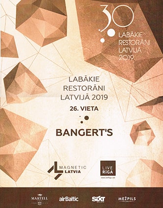 Labākie restorāni Latvijā 2019